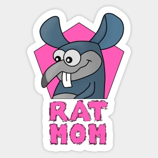 Rat Mom Sticker